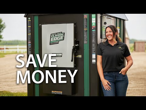 Heat More For Less with the Classic Edge HDX | Central Boiler outdoor wood furnace #renewableenergy